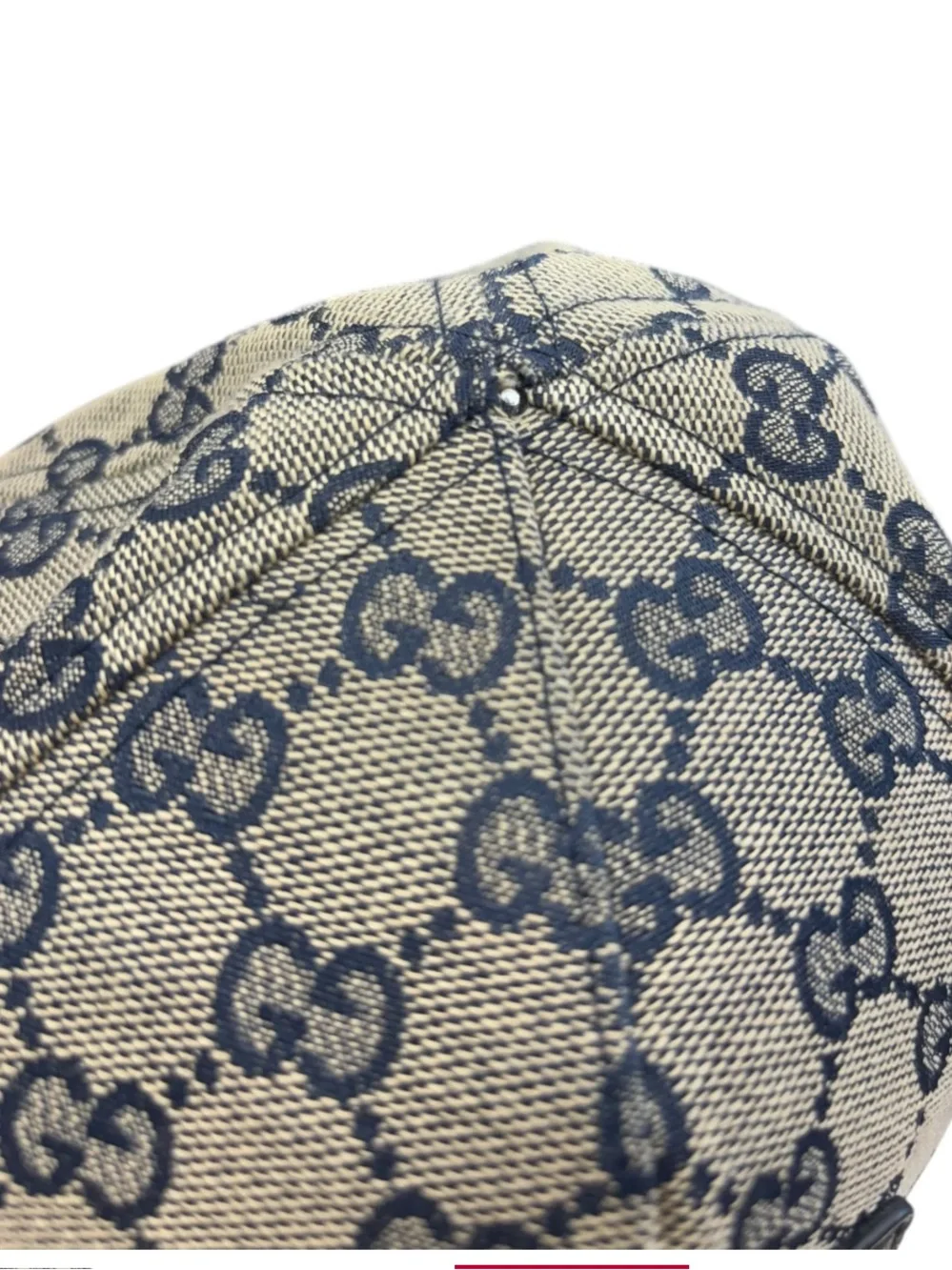 GUCCI SIGNATURE GG SUPREME BASEBALL HAT SZ m - Picture 2 of 4